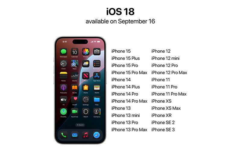 به روز رسانی و امکانات جدید iOS 18
